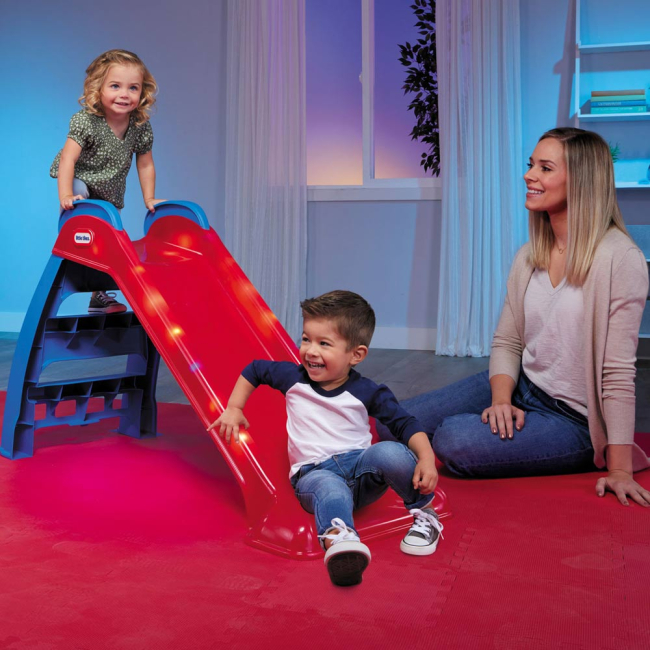 Игровые комплексы, качели, горки - Горка Little tikes Первый спуск складная с подсветкой (656040M)#4