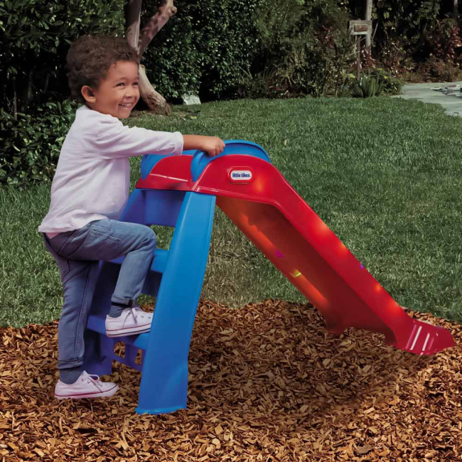 Игровые комплексы, качели, горки - Горка Little tikes Первый спуск складная с подсветкой (656040M)#5