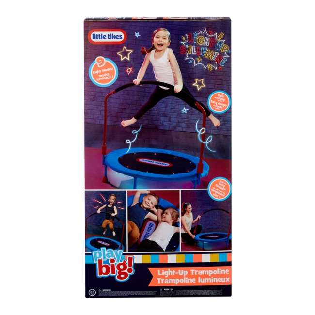 Игровые комплексы, качели, горки - Батут Little tikes Зажигательный прыжок с подсветкой (656071EU)#3