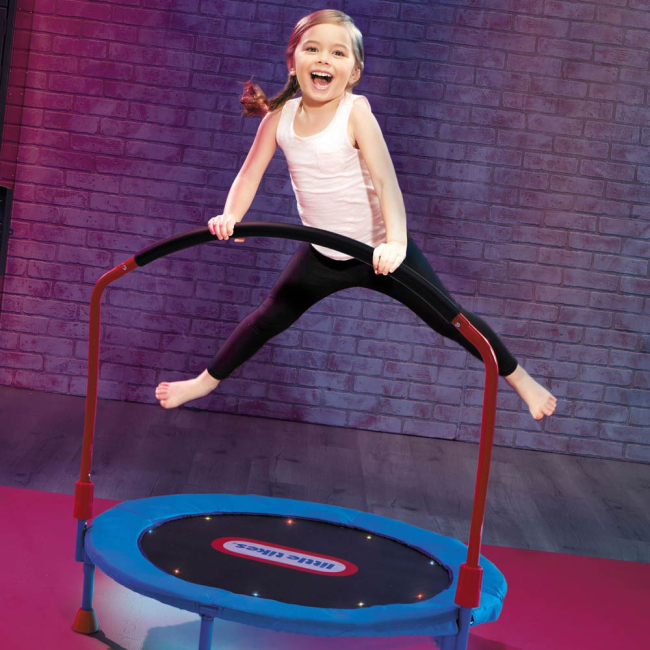 Игровые комплексы, качели, горки - Батут Little tikes Зажигательный прыжок с подсветкой (656071EU)#4