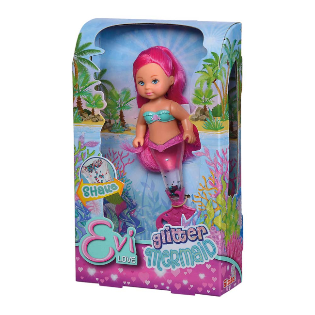 Ляльки - Лялька Steffi & Evi Love Блискуча русалочка Еві з рожевими волоссям (5733482/5733482-2)#2