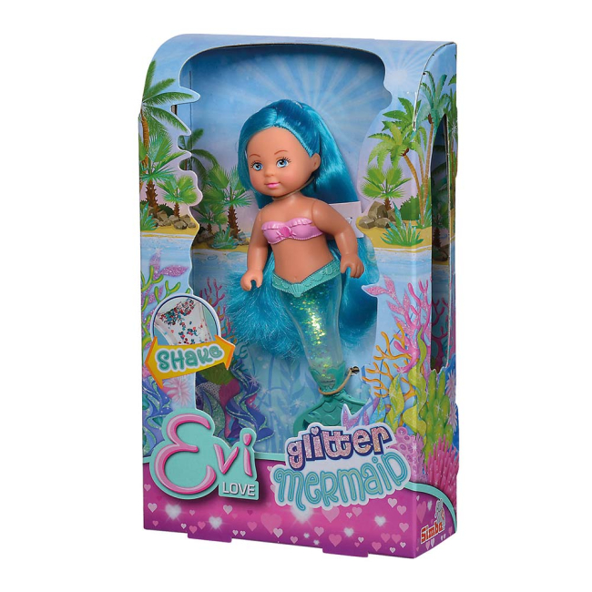 Куклы - Кукла Steffi & Evi Love Блестящая русалочка Эви с голубыми волосами (5733482/5733482-3)#2