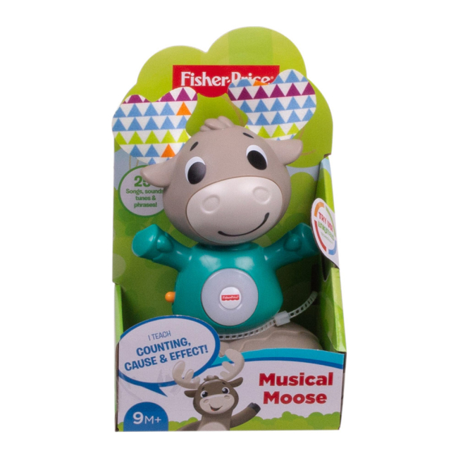 Розвивальні іграшки - Інтерактивна іграшка Fisher-Price Linkimals Веселий лось українською (GXR01)#4