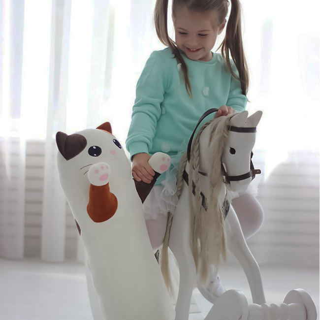 Подушки - Мягкая игрушка Inkatoys Котик-лежебока 70 см (KLZH2)#5