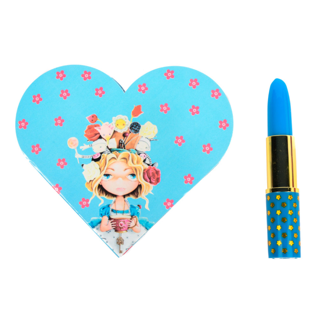 Канцтовары - Набор канцтоваров Ritas Wonderland Блокнот-сердечко и гелевая ручка голубой (RWL20018/RWL20018-2)#2
