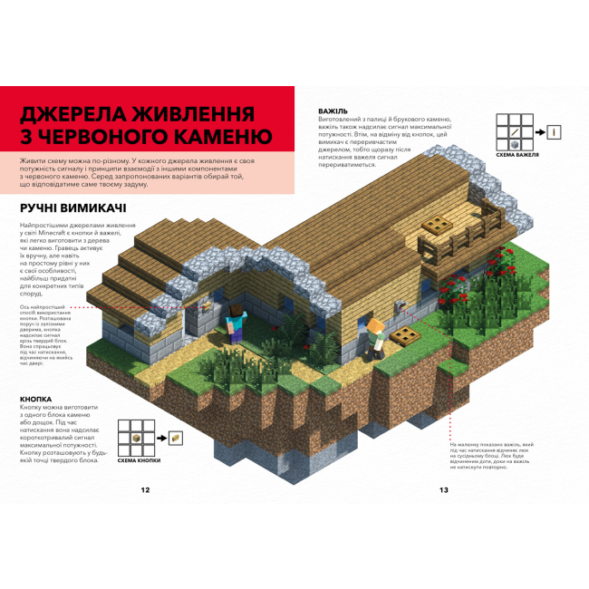 Познавательные книги (4-10 лет) - Книжка «Minecraft Довідник Червоного каменю» Крейг Джеллі (9786177688302)#2