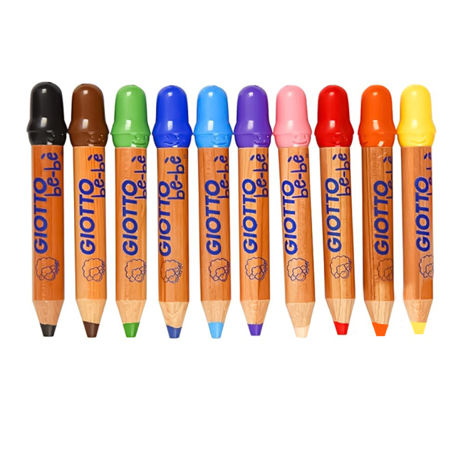 Канцтовары - Карандаши цветные Fila Giotto Bebe 10 цветов (479400)#3