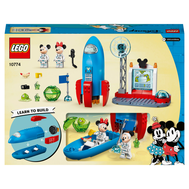 Конструкторы LEGO - Конструктор LEGO Disney Mickey and Friends Космическая ракета Микки Мауса и Минни Маус (10774)#5