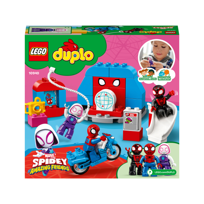Конструктори LEGO - Конструктор LEGO DUPLO Marvel Spider-Man Штаб-квартира Людини-павука (10940)#5