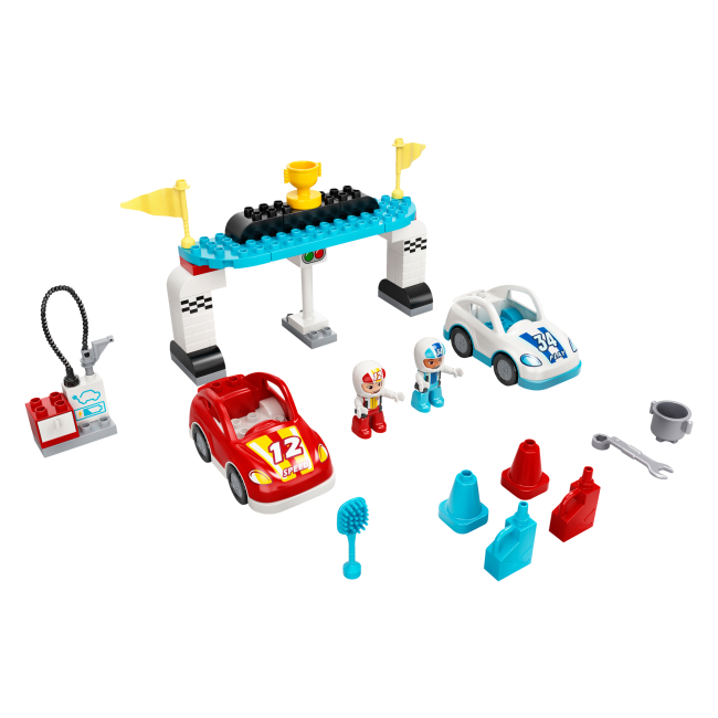Конструктори LEGO - Конструктор LEGO DUPLO Гоночні автомобілі (10947)#2