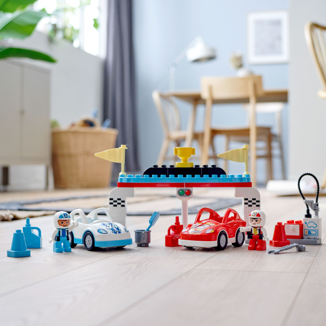 Конструктори LEGO - Конструктор LEGO DUPLO Гоночні автомобілі (10947)#7
