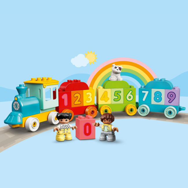Конструктори LEGO - Конструктор LEGO  DUPLO Потяг із цифрами – вчимося рахувати (10954)#3