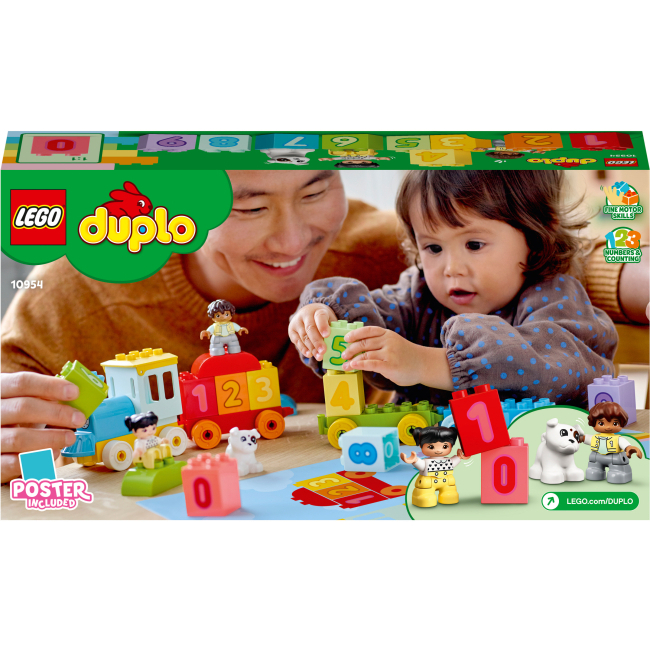 Конструкторы LEGO - Конструктор LEGO DUPLO Поезд с цифрами — учимся считать (10954)#5