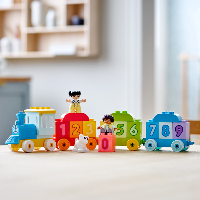 Конструктори LEGO - Конструктор LEGO  DUPLO Потяг із цифрами – вчимося рахувати (10954)#6