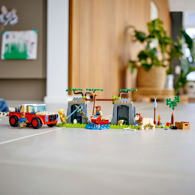 Конструктори LEGO - Конструктор LEGO City Позашляховик для порятунку диких тварин (60301)#6