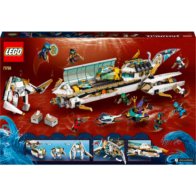 Конструкторы LEGO - Конструктор LEGO NINJAGO Подводный «Дар Судьбы» (71756)#3