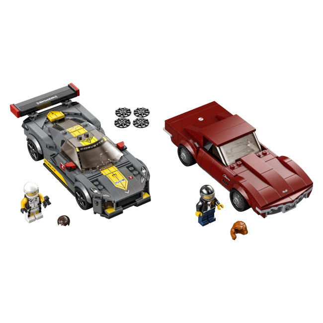 Конструкторы LEGO - Конструктор LEGO Speed Champions Chevrolet Corvette C8.R Race Car and 1968 Chevrolet Corvette (76903)#2