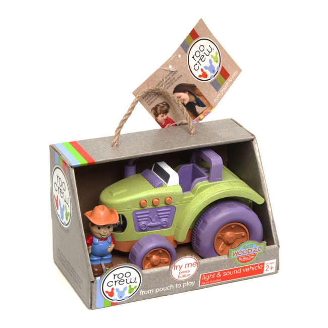 Машинки для малюків - Ігровий набір Roo Crew Тракторист із ефектами (58011-4)#2