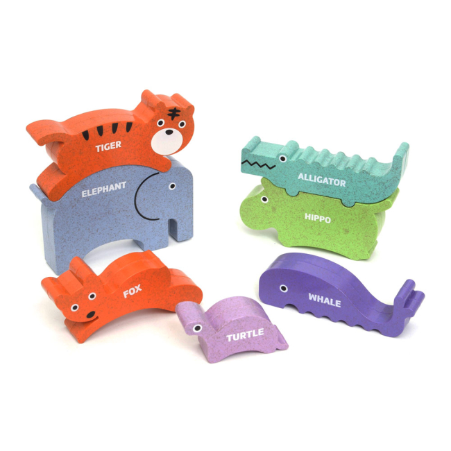 Розвивальні іграшки - Іграшка-балансир Roo Crew Різнокольорові тварини 1 (58012-1)#2