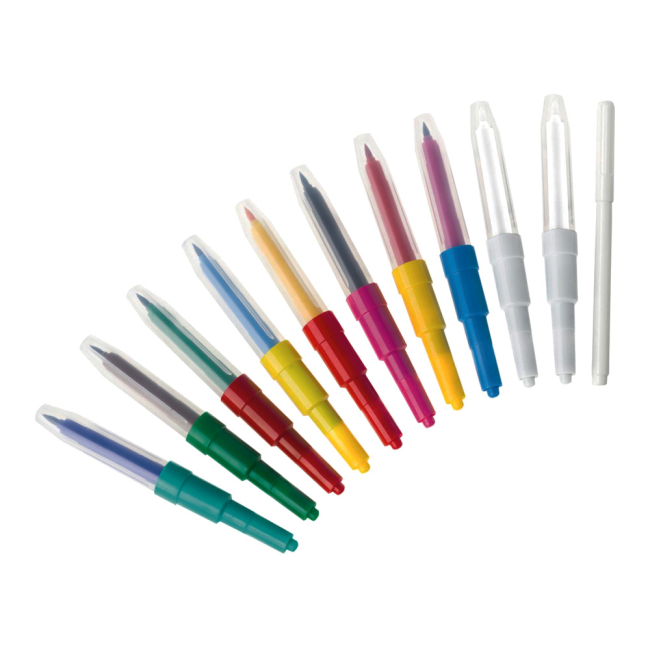 Канцтовары - Фломастеры-аэрографы Malinos Magic с трафаретами (MA-300964) (565084)#2