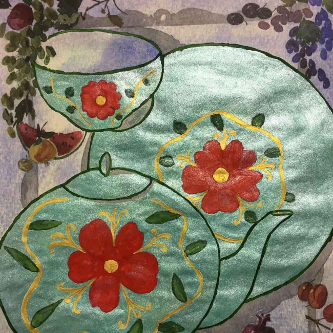 Канцтовары - Акварельные краски Malinos Перламутровый макси эффект 6 цветов (MA-300014) (565087)#2