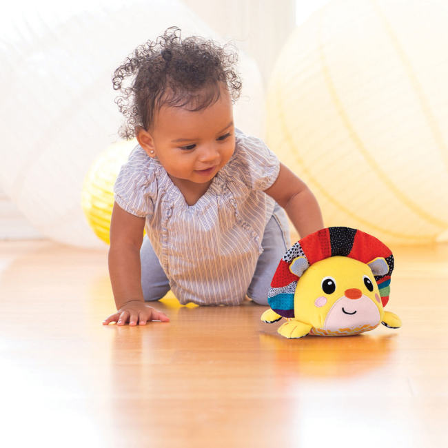 М'які тварини - М'яка музична іграшка Infantino Рухливе левеня (316258I)#4