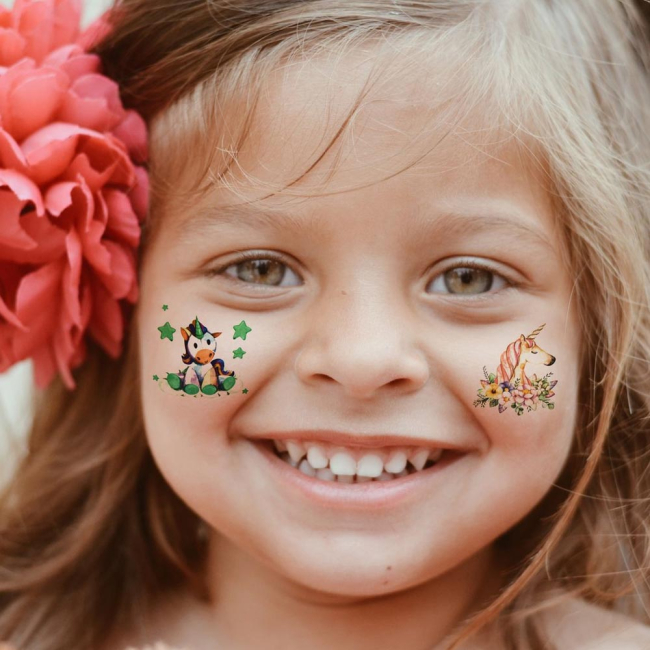 Косметика - Набір тату для тіла Tattooshka Казкові єдинороги (WS-138)#2