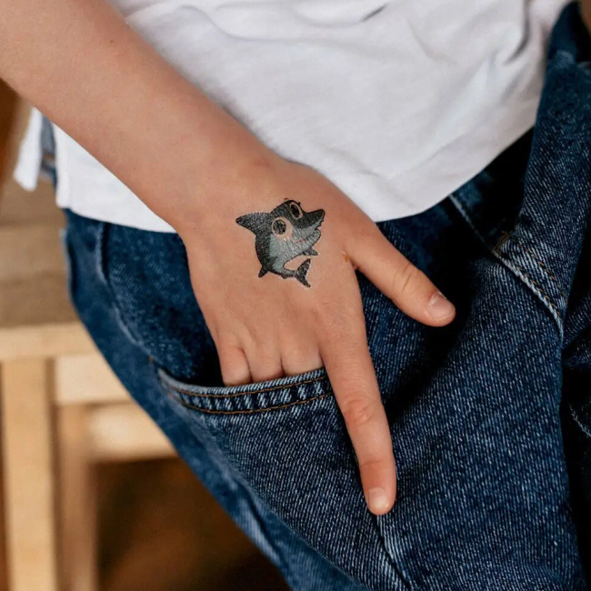 Косметика - Набір тату для тіла Tattooshka Акули (WS-A002) (5805800010793)#2