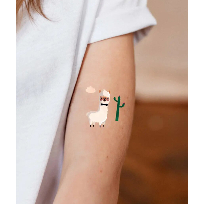 Косметика - Набір тату для тіла Tattooshka Лами (WS-A084) (5805800010847)#2