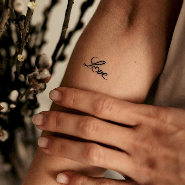 Косметика - Набір тату для тіла Tattooshka Закохані ластівки (T-165)#2