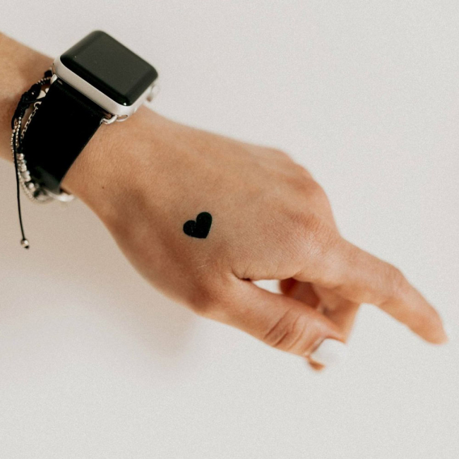 Косметика - Набор тату для тела Tattooshka Сердечки с бриллиантами (WM-075)#2