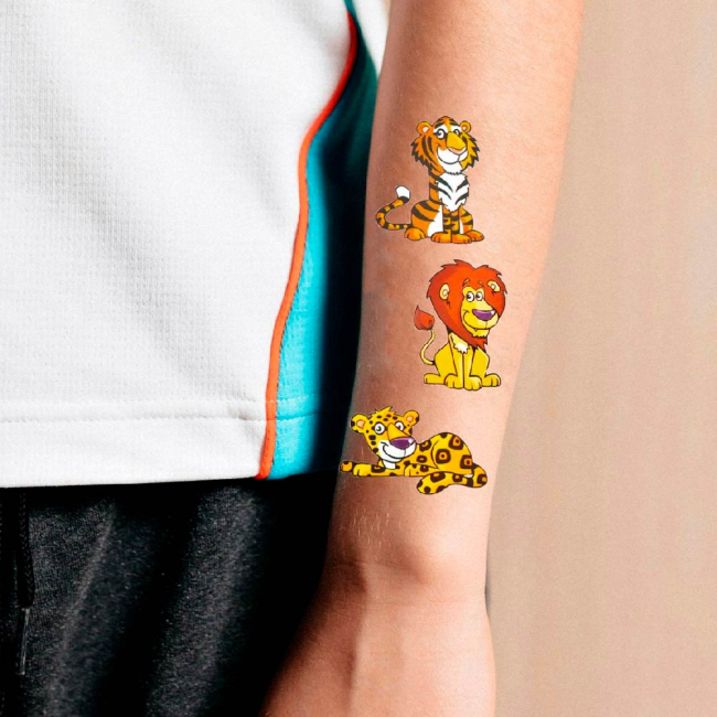 Косметика - Набір тату для тіла Tattooshka Джунглі (WS-A064)#2