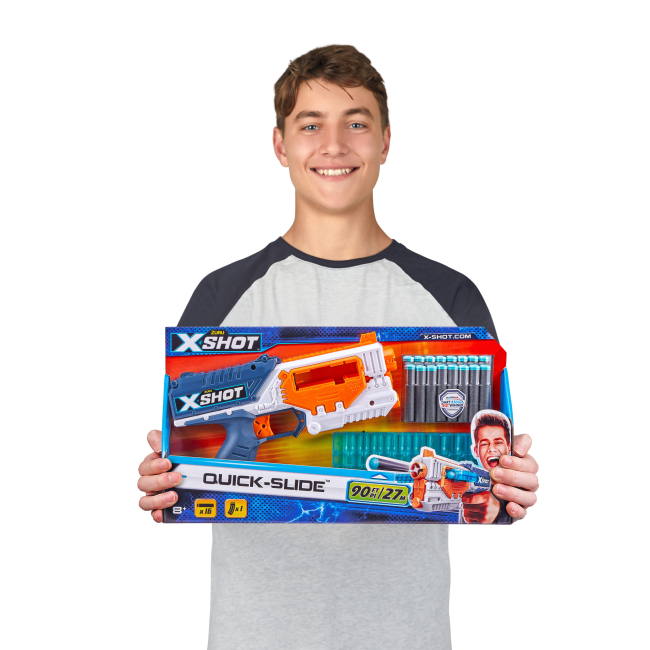 Помповое оружие - Игрушечный пистолет X-Shot Excel Quick slide (36401Z)#4