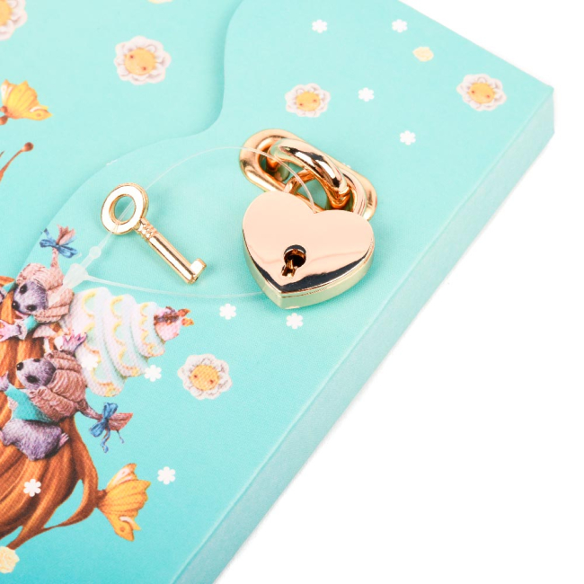 Канцтовары - Блокнот Ritas Wonderland на замочке 80 листов (RWL20020)#3