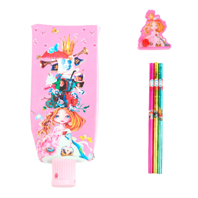 Пенали та гаманці - Набір Ritas Wonderland пенал-точилка з канцтоварами (RWL20022)#2