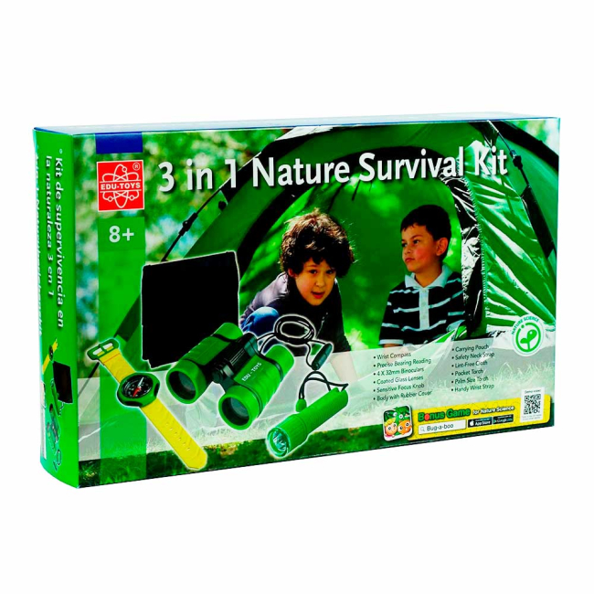 Наукові ігри, фокуси та досліди - Набір натураліста Edu-Toys Комплект дослідника 3 в 1 (BL019)#2