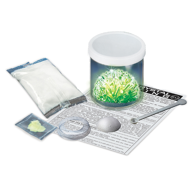 Научные игры, фокусы и опыты - Набор 4M Crystal growing Светящиеся кристаллы (00-03918/EU)#3