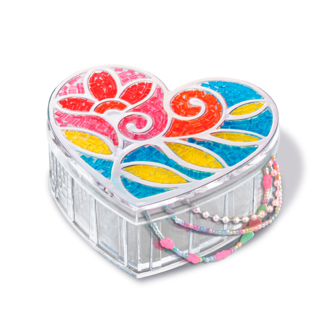 Набори для творчості - Набір для творчості 4M Little crafts Шкатулка з бісерною мозаїкою (00-04768)#2