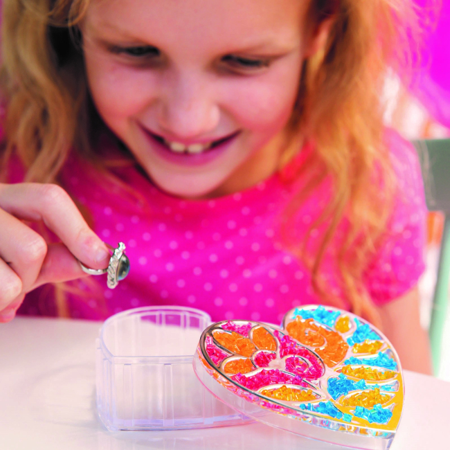 Набори для творчості - Набір для творчості 4M Little crafts Шкатулка з бісерною мозаїкою (00-04768)#4