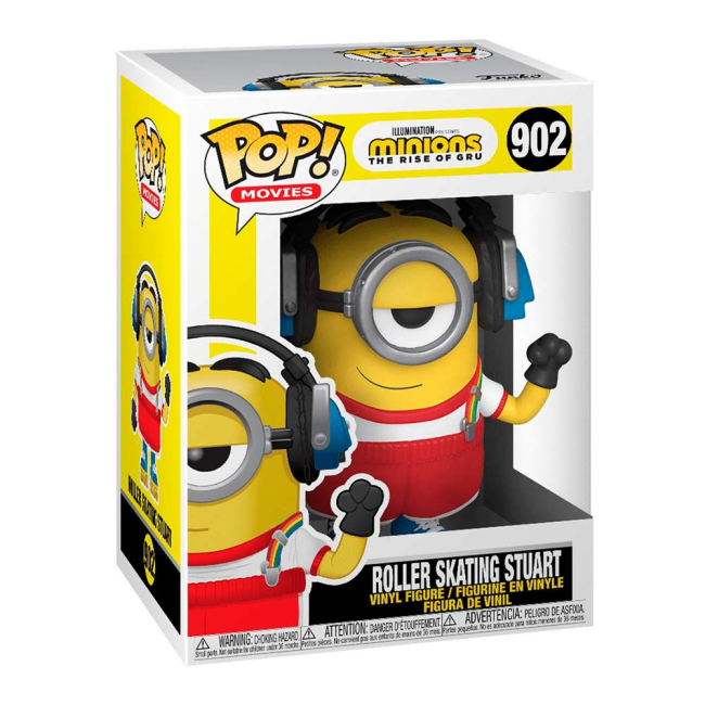 Фигурки персонажей - Фигурка Funko Pop Minions 2 Стюарт на роликах (47802)#2