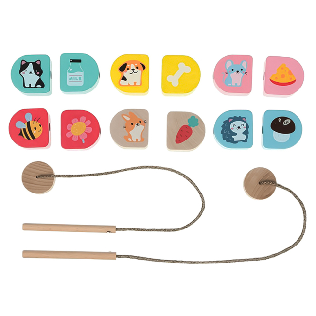 Развивающие игрушки - Шнуровка Cubika Моя еда (4823056515566)#2