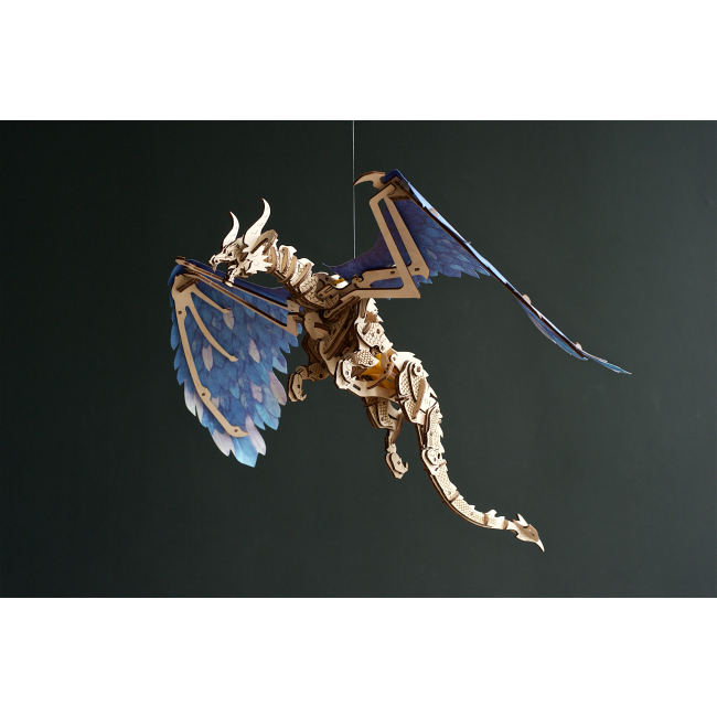 3D-пазли - Тривимірний пазл Ukrainian Gears Дракон Буревій механічний (6337099)#5