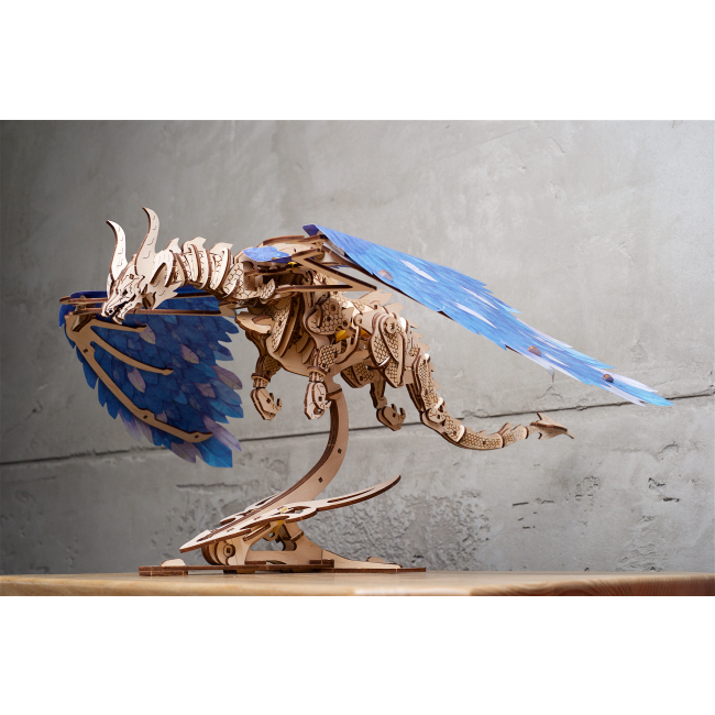 3D-пазли - Тривимірний пазл Ukrainian Gears Дракон Буревій механічний (6337099)#6