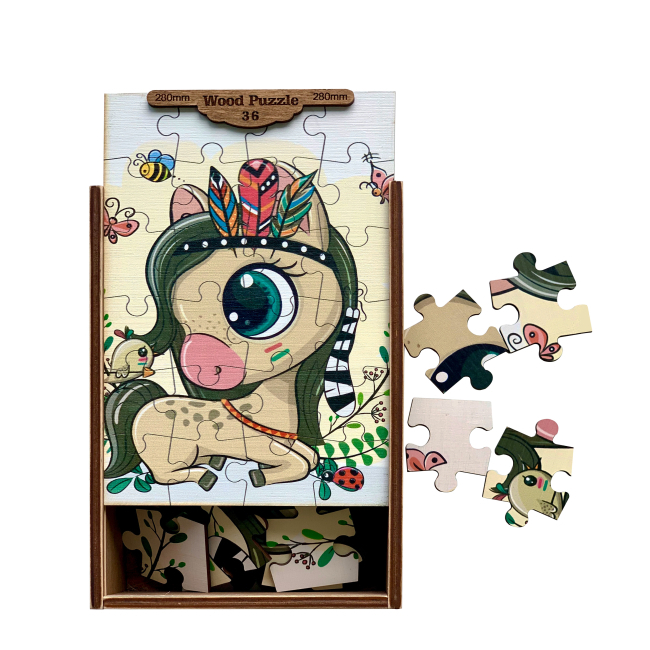 Пазлы - Пазл деревянный Tatev Бэмби 36 деталей (4820231170497)#2