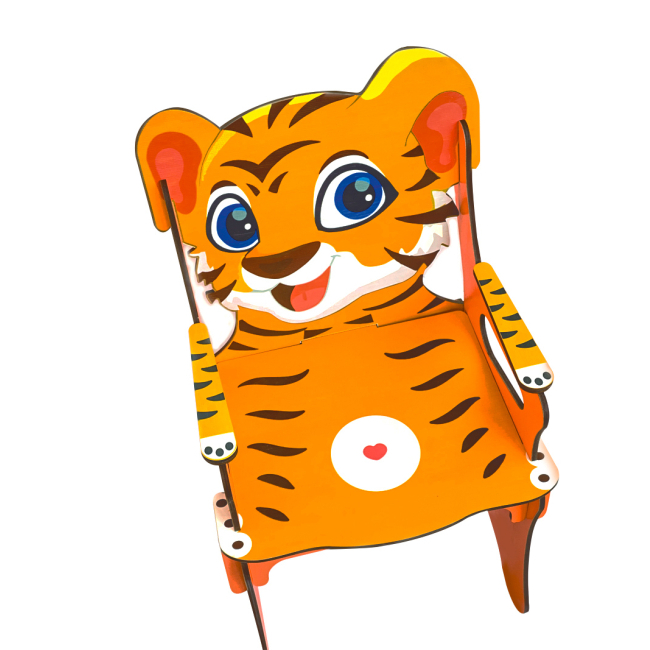 Дитячі меблі - Стілець дитячий Tatev Тигр дерев'яний (4820231170510)#3