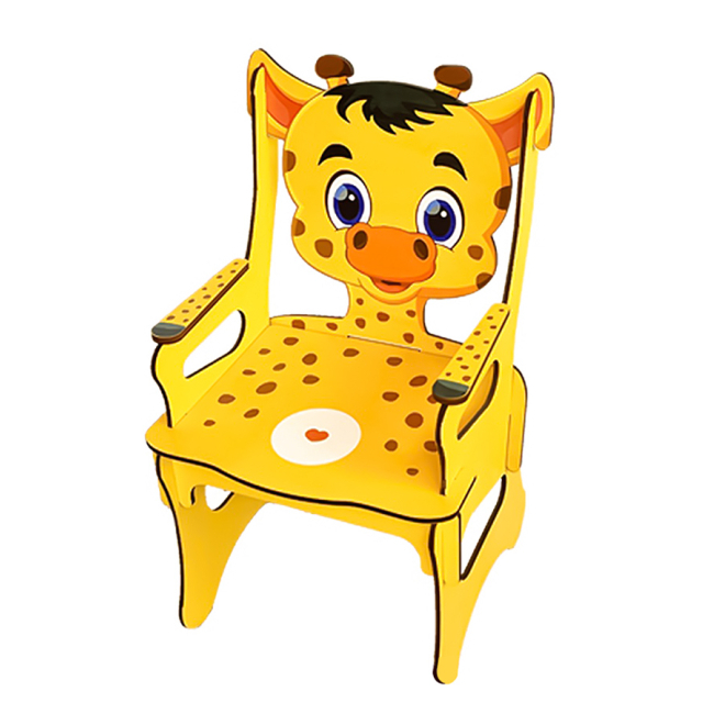 Детская мебель - Стульчик детский Tatev Жираф деревянный (4820231170541)#3