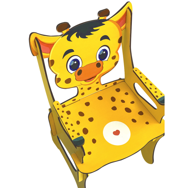 Детская мебель - Стульчик детский Tatev Жираф деревянный (4820231170541)#4