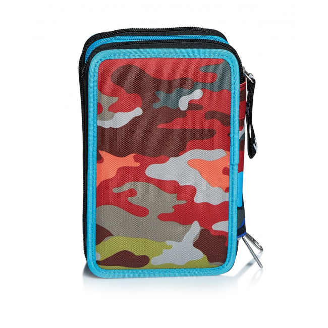 Пенали та гаманці - Пенал із наповненням Seven 3 Сompartments Adventure camo (301012001630)#2