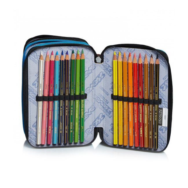 Пенали та гаманці - Пенал із наповненням Seven 3 Сompartments Adventure camo (301012001630)#4