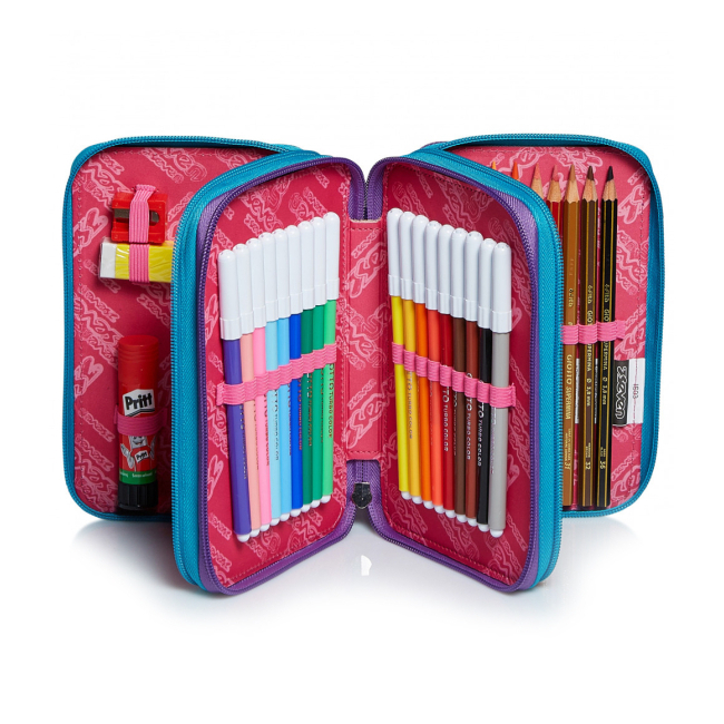 Пенали та гаманці - Пенал із наповненням Seven 3 Сompartments Wild feeling (301012003564)#3